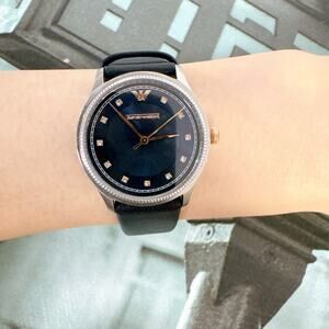 Emporio Armani AR2066 Alpha XSmall Ladies Watch With Blue Dial